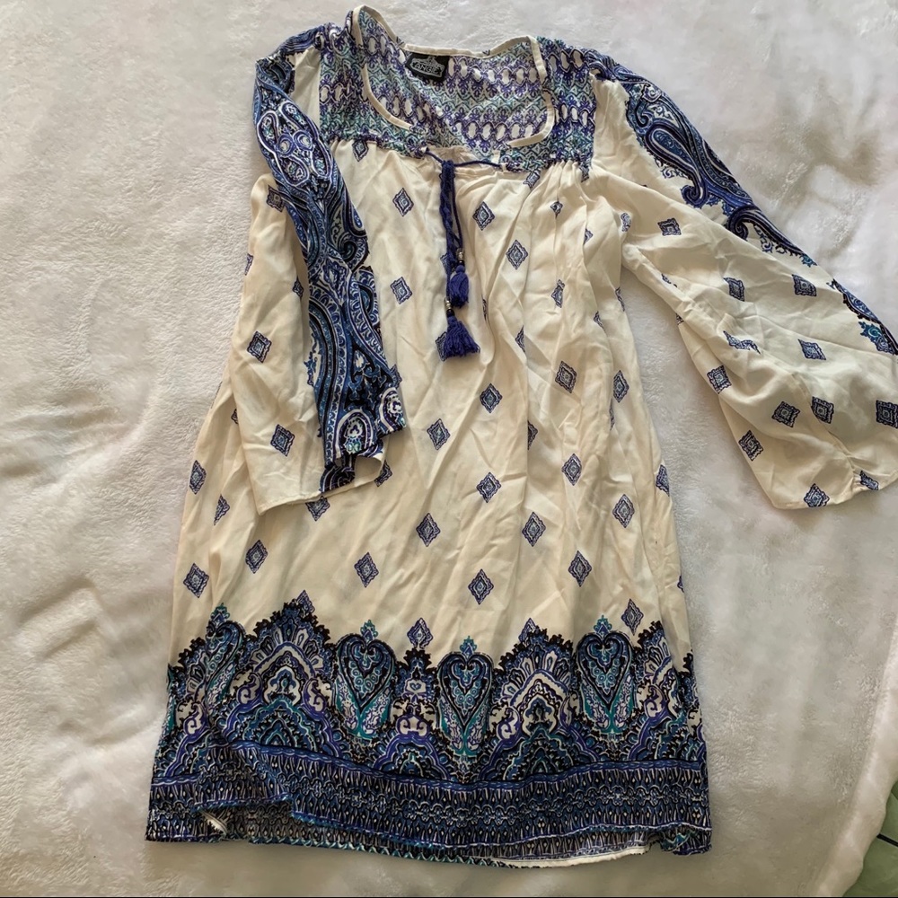 Angie paisley dress